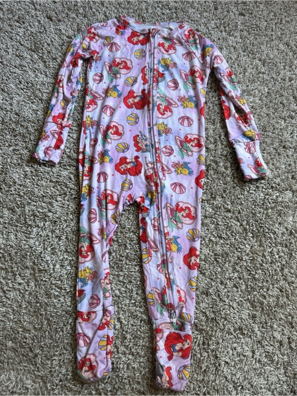 Little Mermaid Bamboo Zippy!